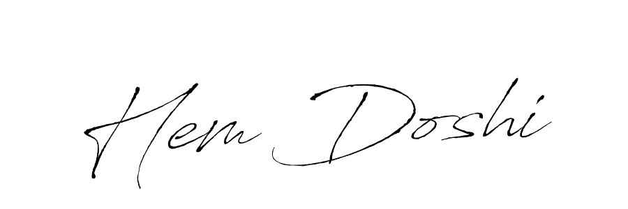 Make a short Hem Doshi signature style. Manage your documents anywhere anytime using Antro_Vectra. Create and add eSignatures, submit forms, share and send files easily. Hem Doshi signature style 6 images and pictures png