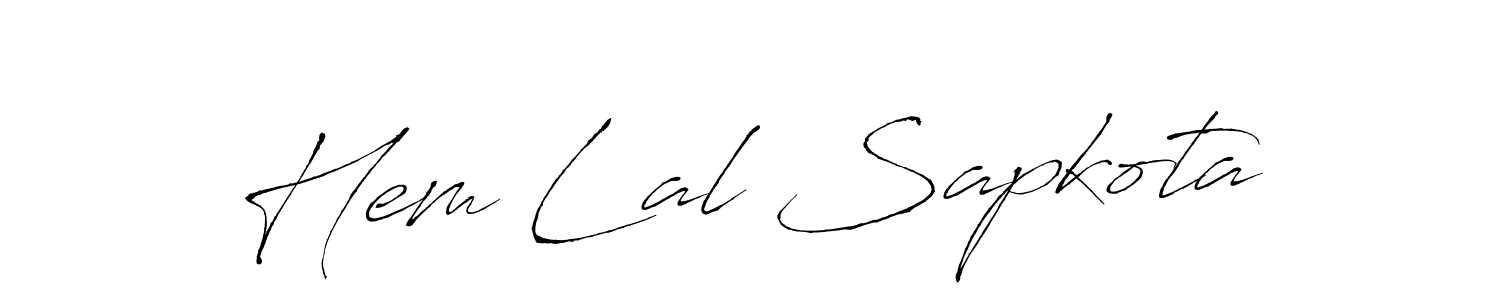 The best way (Antro_Vectra) to make a short signature is to pick only two or three words in your name. The name Hem Lal Sapkota include a total of six letters. For converting this name. Hem Lal Sapkota signature style 6 images and pictures png