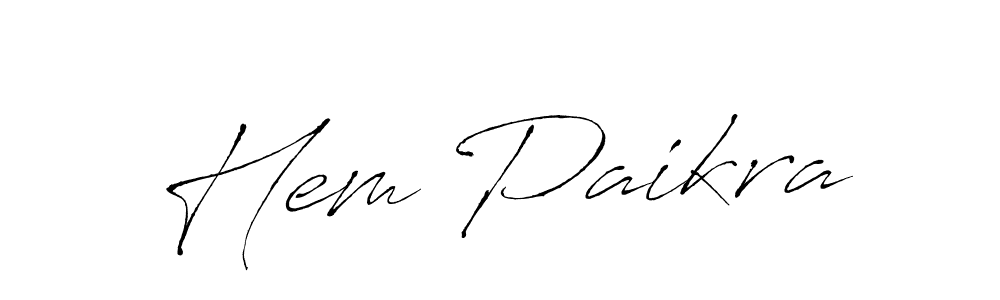 See photos of Hem Paikra official signature by Spectra . Check more albums & portfolios. Read reviews & check more about Antro_Vectra font. Hem Paikra signature style 6 images and pictures png