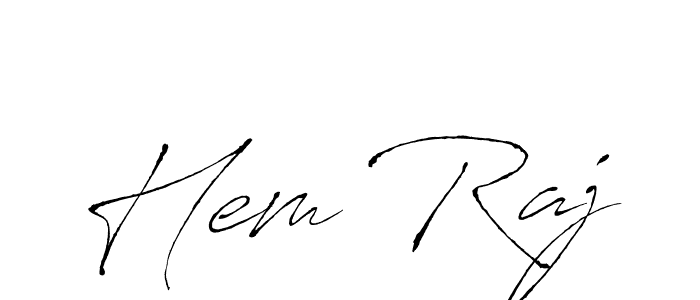 You should practise on your own different ways (Antro_Vectra) to write your name (Hem Raj) in signature. don't let someone else do it for you. Hem Raj signature style 6 images and pictures png