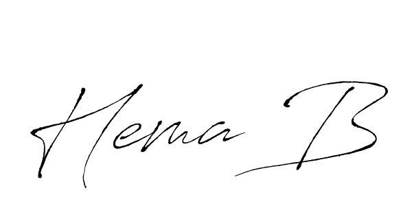 Antro_Vectra is a professional signature style that is perfect for those who want to add a touch of class to their signature. It is also a great choice for those who want to make their signature more unique. Get Hema B name to fancy signature for free. Hema B signature style 6 images and pictures png