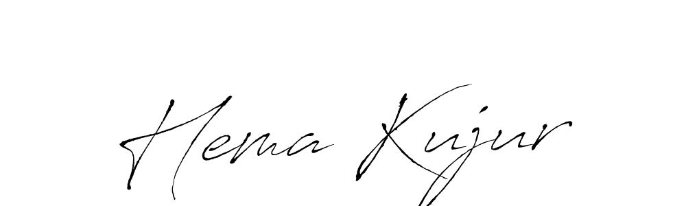 Make a beautiful signature design for name Hema Kujur. With this signature (Antro_Vectra) style, you can create a handwritten signature for free. Hema Kujur signature style 6 images and pictures png