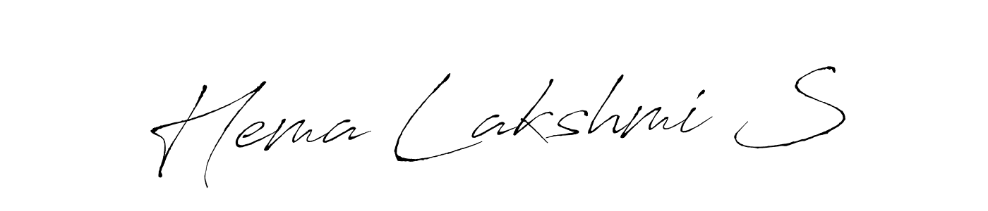 Also You can easily find your signature by using the search form. We will create Hema Lakshmi S name handwritten signature images for you free of cost using Antro_Vectra sign style. Hema Lakshmi S signature style 6 images and pictures png