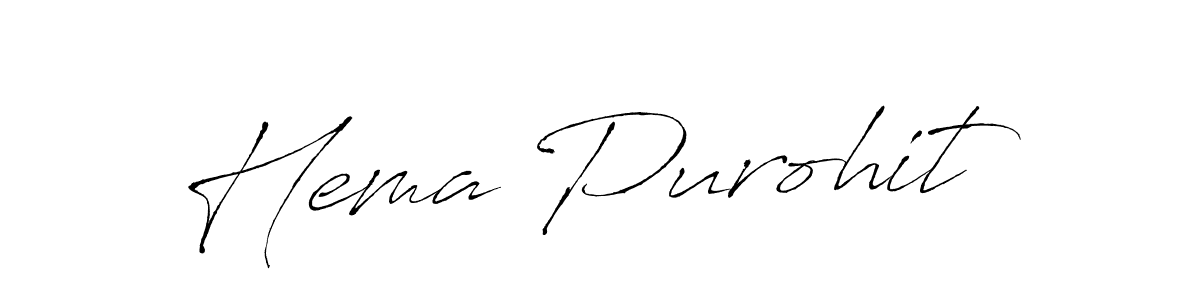 How to make Hema Purohit signature? Antro_Vectra is a professional autograph style. Create handwritten signature for Hema Purohit name. Hema Purohit signature style 6 images and pictures png