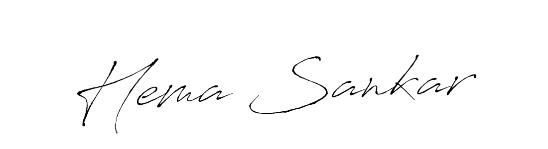 Make a beautiful signature design for name Hema Sankar. With this signature (Antro_Vectra) style, you can create a handwritten signature for free. Hema Sankar signature style 6 images and pictures png