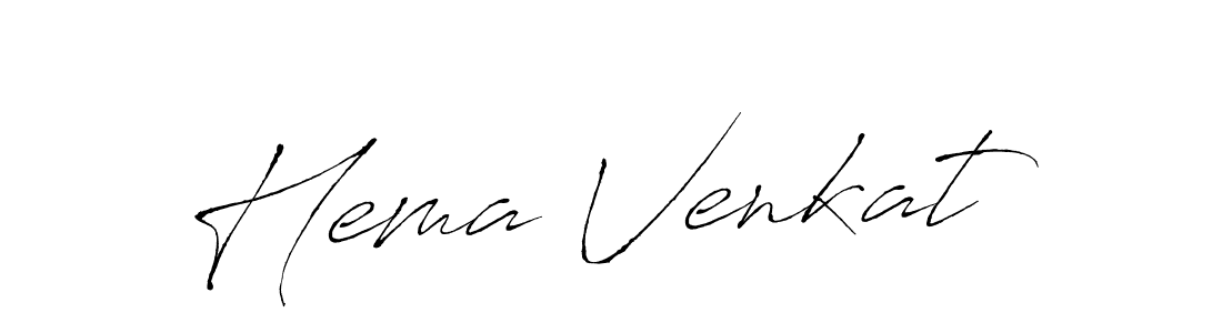 Make a beautiful signature design for name Hema Venkat. With this signature (Antro_Vectra) style, you can create a handwritten signature for free. Hema Venkat signature style 6 images and pictures png
