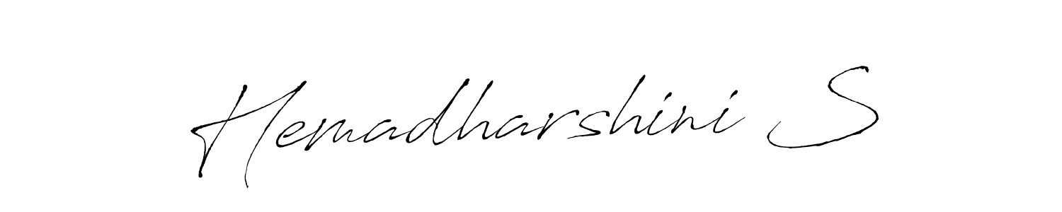 How to make Hemadharshini S signature? Antro_Vectra is a professional autograph style. Create handwritten signature for Hemadharshini S name. Hemadharshini S signature style 6 images and pictures png