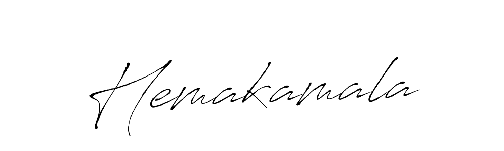 How to make Hemakamala signature? Antro_Vectra is a professional autograph style. Create handwritten signature for Hemakamala name. Hemakamala signature style 6 images and pictures png