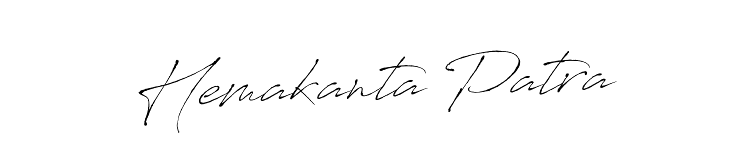 The best way (Antro_Vectra) to make a short signature is to pick only two or three words in your name. The name Hemakanta Patra include a total of six letters. For converting this name. Hemakanta Patra signature style 6 images and pictures png