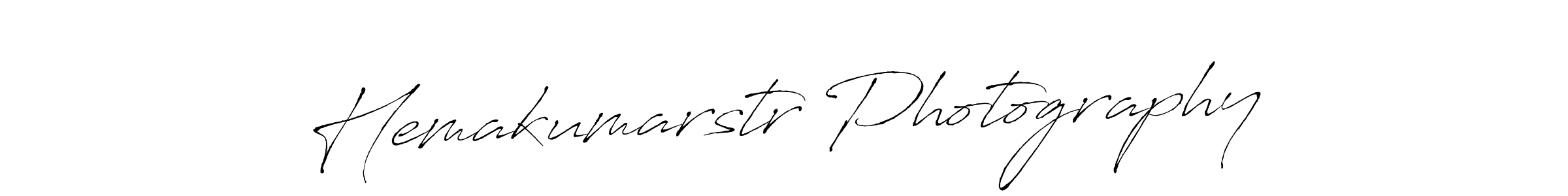 Hemakumarstr Photography stylish signature style. Best Handwritten Sign (Antro_Vectra) for my name. Handwritten Signature Collection Ideas for my name Hemakumarstr Photography. Hemakumarstr Photography signature style 6 images and pictures png