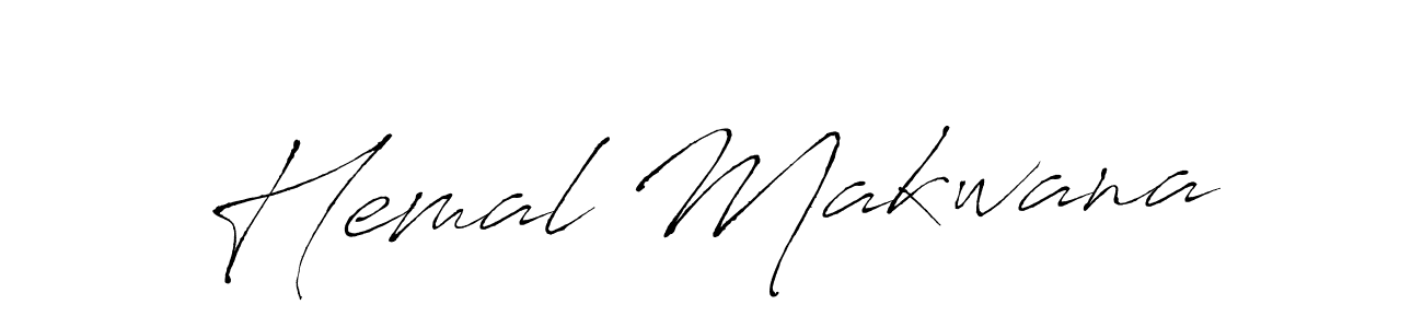 You should practise on your own different ways (Antro_Vectra) to write your name (Hemal Makwana) in signature. don't let someone else do it for you. Hemal Makwana signature style 6 images and pictures png