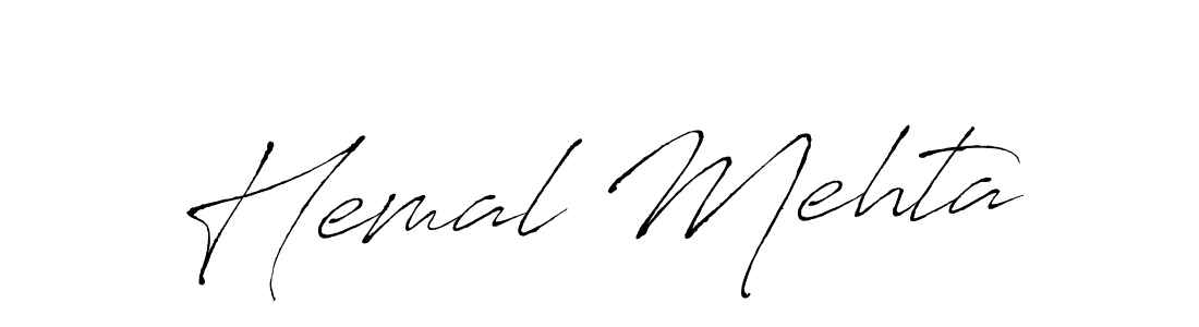 How to make Hemal Mehta signature? Antro_Vectra is a professional autograph style. Create handwritten signature for Hemal Mehta name. Hemal Mehta signature style 6 images and pictures png