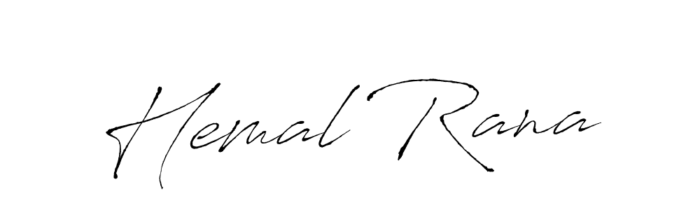 You can use this online signature creator to create a handwritten signature for the name Hemal Rana. This is the best online autograph maker. Hemal Rana signature style 6 images and pictures png