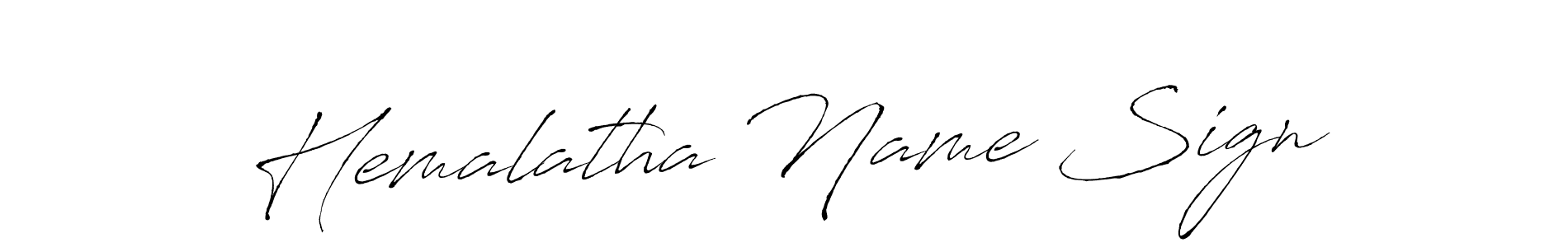 You should practise on your own different ways (Antro_Vectra) to write your name (Hemalatha Name Sign) in signature. don't let someone else do it for you. Hemalatha Name Sign signature style 6 images and pictures png