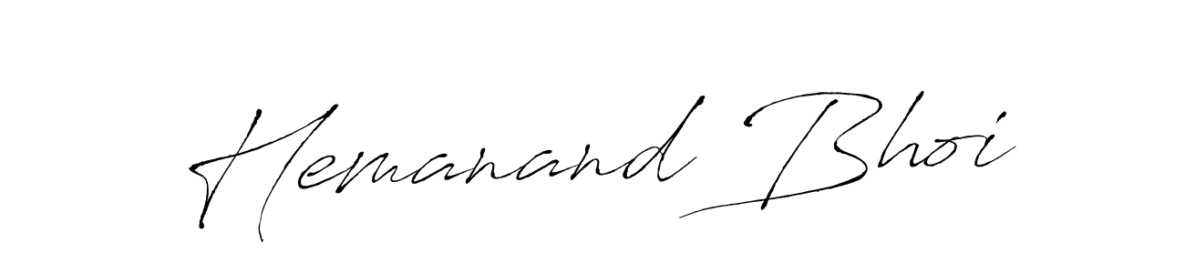 You should practise on your own different ways (Antro_Vectra) to write your name (Hemanand Bhoi) in signature. don't let someone else do it for you. Hemanand Bhoi signature style 6 images and pictures png