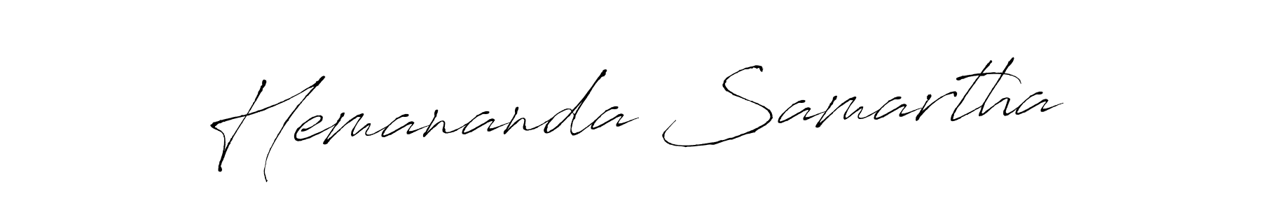 Make a beautiful signature design for name Hemananda Samartha. Use this online signature maker to create a handwritten signature for free. Hemananda Samartha signature style 6 images and pictures png