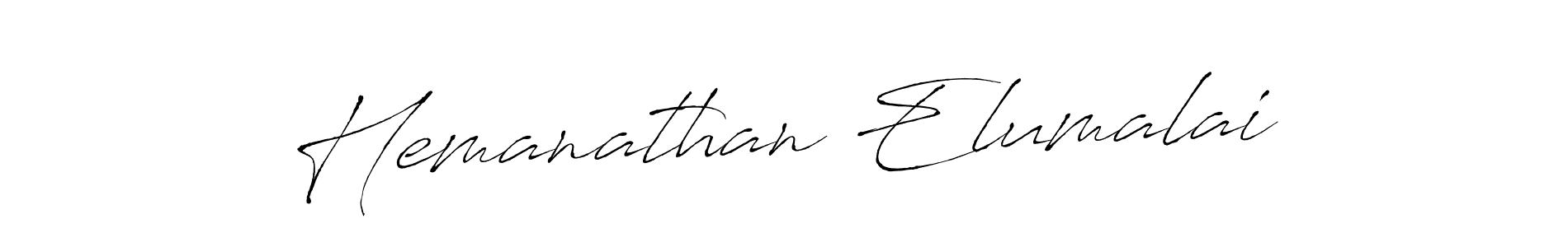 Use a signature maker to create a handwritten signature online. With this signature software, you can design (Antro_Vectra) your own signature for name Hemanathan Elumalai. Hemanathan Elumalai signature style 6 images and pictures png