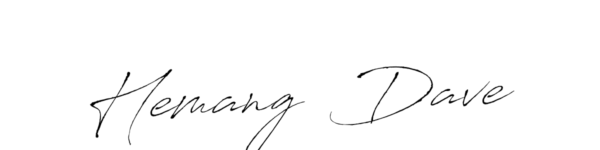Make a beautiful signature design for name Hemang  Dave. Use this online signature maker to create a handwritten signature for free. Hemang  Dave signature style 6 images and pictures png