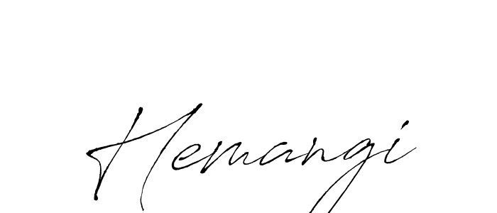 You should practise on your own different ways (Antro_Vectra) to write your name (Hemangi) in signature. don't let someone else do it for you. Hemangi signature style 6 images and pictures png