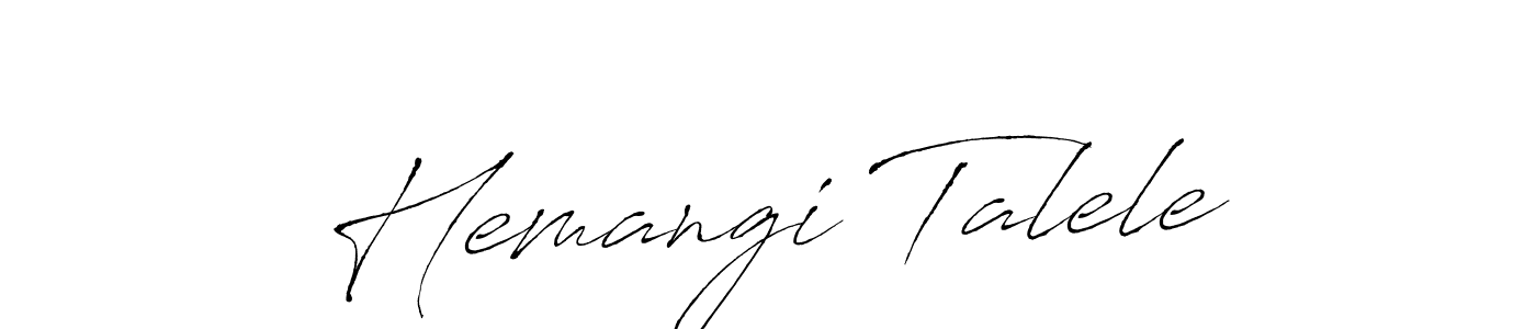 Make a beautiful signature design for name Hemangi Talele. Use this online signature maker to create a handwritten signature for free. Hemangi Talele signature style 6 images and pictures png