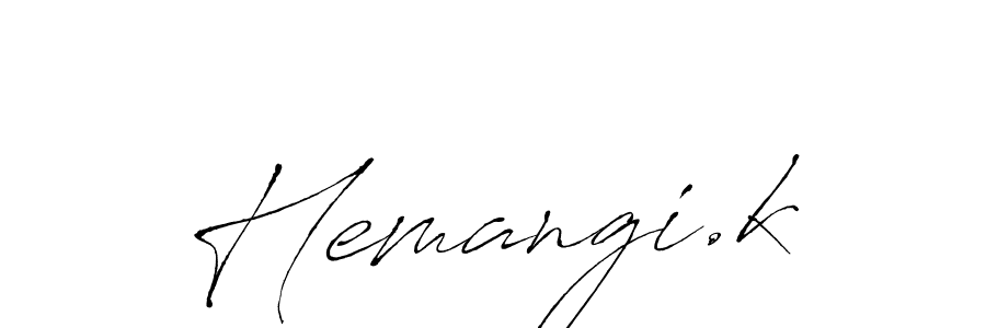 Use a signature maker to create a handwritten signature online. With this signature software, you can design (Antro_Vectra) your own signature for name Hemangi.k. Hemangi.k signature style 6 images and pictures png