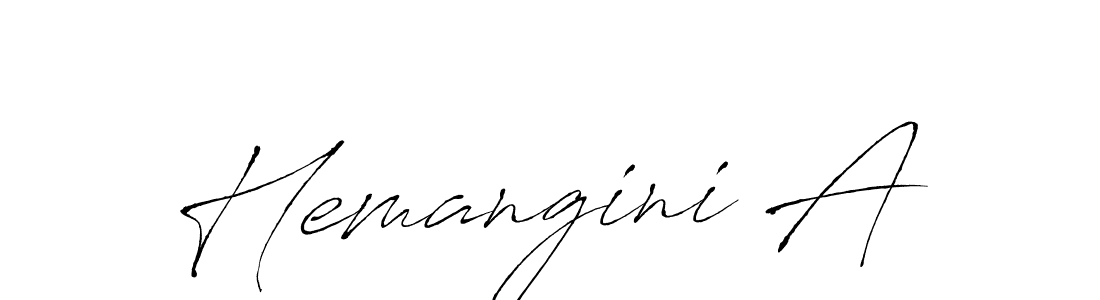 How to Draw Hemangini A signature style? Antro_Vectra is a latest design signature styles for name Hemangini A. Hemangini A signature style 6 images and pictures png