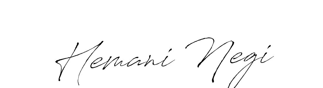 Use a signature maker to create a handwritten signature online. With this signature software, you can design (Antro_Vectra) your own signature for name Hemani Negi. Hemani Negi signature style 6 images and pictures png