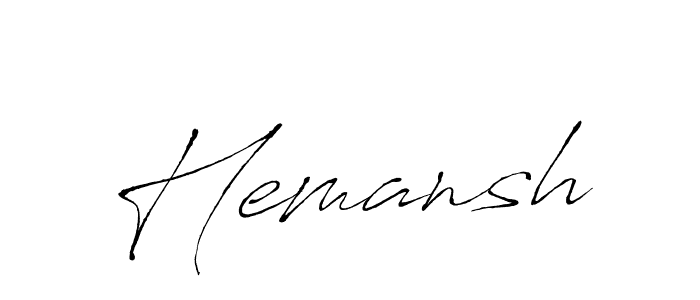 The best way (Antro_Vectra) to make a short signature is to pick only two or three words in your name. The name Hemansh include a total of six letters. For converting this name. Hemansh signature style 6 images and pictures png