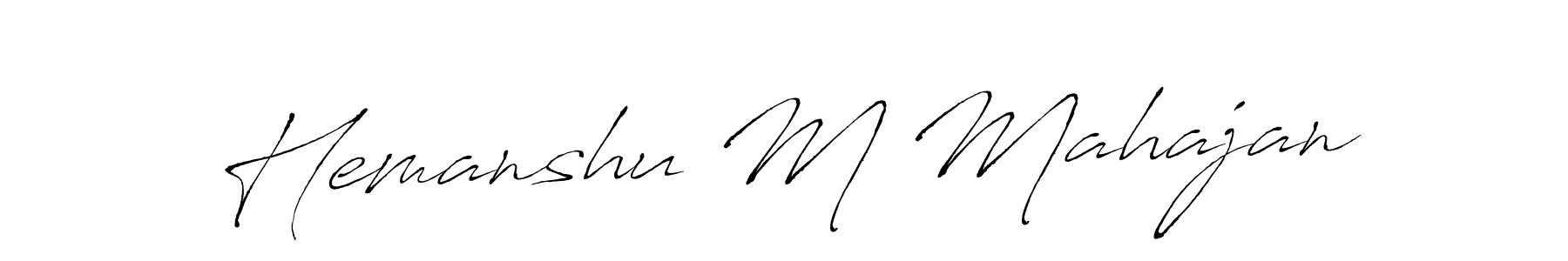 Best and Professional Signature Style for Hemanshu M Mahajan. Antro_Vectra Best Signature Style Collection. Hemanshu M Mahajan signature style 6 images and pictures png