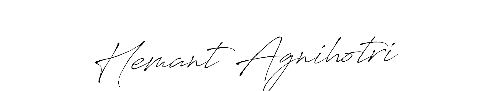 Make a beautiful signature design for name Hemant Agnihotri. Use this online signature maker to create a handwritten signature for free. Hemant Agnihotri signature style 6 images and pictures png