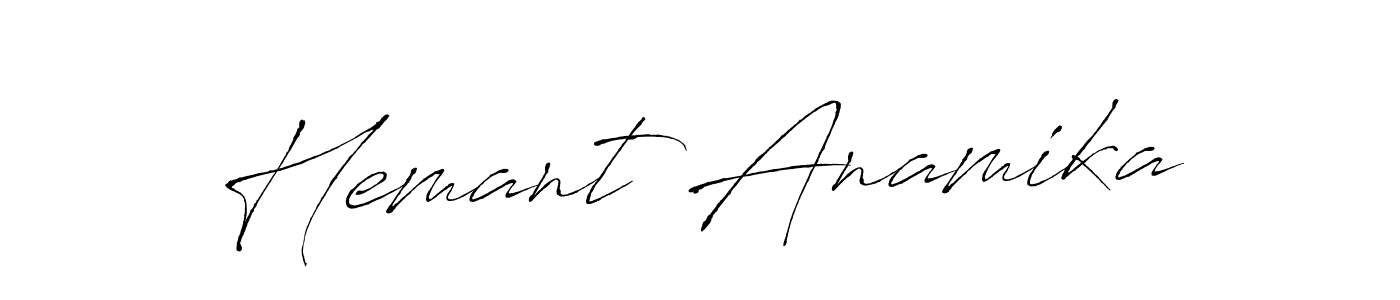 How to Draw Hemant Anamika signature style? Antro_Vectra is a latest design signature styles for name Hemant Anamika. Hemant Anamika signature style 6 images and pictures png