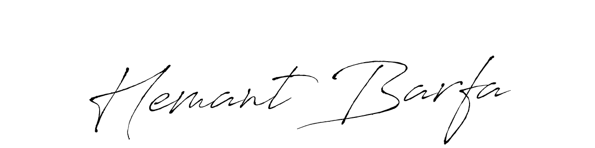 You can use this online signature creator to create a handwritten signature for the name Hemant Barfa. This is the best online autograph maker. Hemant Barfa signature style 6 images and pictures png