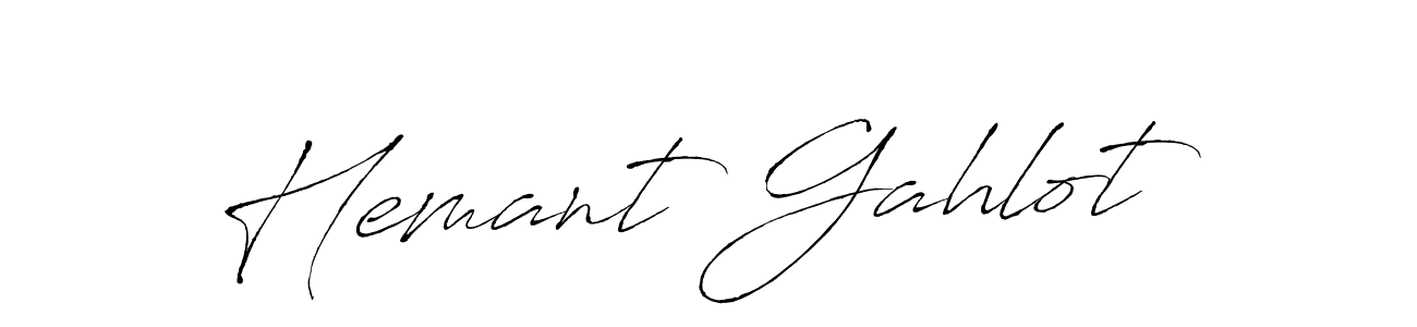 Antro_Vectra is a professional signature style that is perfect for those who want to add a touch of class to their signature. It is also a great choice for those who want to make their signature more unique. Get Hemant Gahlot name to fancy signature for free. Hemant Gahlot signature style 6 images and pictures png