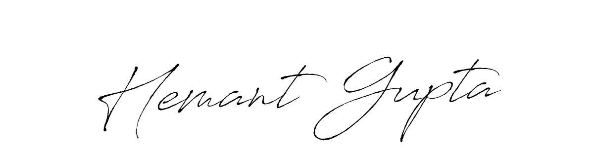 Hemant Gupta stylish signature style. Best Handwritten Sign (Antro_Vectra) for my name. Handwritten Signature Collection Ideas for my name Hemant Gupta. Hemant Gupta signature style 6 images and pictures png