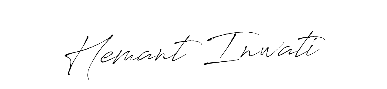 Use a signature maker to create a handwritten signature online. With this signature software, you can design (Antro_Vectra) your own signature for name Hemant Inwati. Hemant Inwati signature style 6 images and pictures png