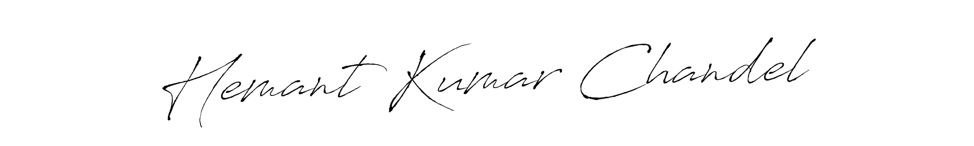 You should practise on your own different ways (Antro_Vectra) to write your name (Hemant Kumar Chandel) in signature. don't let someone else do it for you. Hemant Kumar Chandel signature style 6 images and pictures png