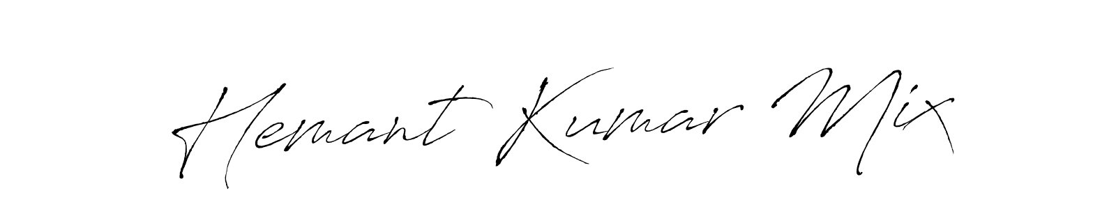 Create a beautiful signature design for name Hemant Kumar Mix. With this signature (Antro_Vectra) fonts, you can make a handwritten signature for free. Hemant Kumar Mix signature style 6 images and pictures png