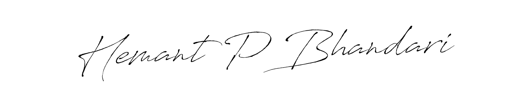 It looks lik you need a new signature style for name Hemant P Bhandari. Design unique handwritten (Antro_Vectra) signature with our free signature maker in just a few clicks. Hemant P Bhandari signature style 6 images and pictures png