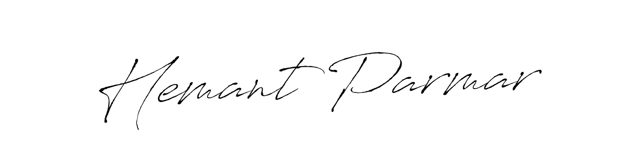 It looks lik you need a new signature style for name Hemant Parmar. Design unique handwritten (Antro_Vectra) signature with our free signature maker in just a few clicks. Hemant Parmar signature style 6 images and pictures png