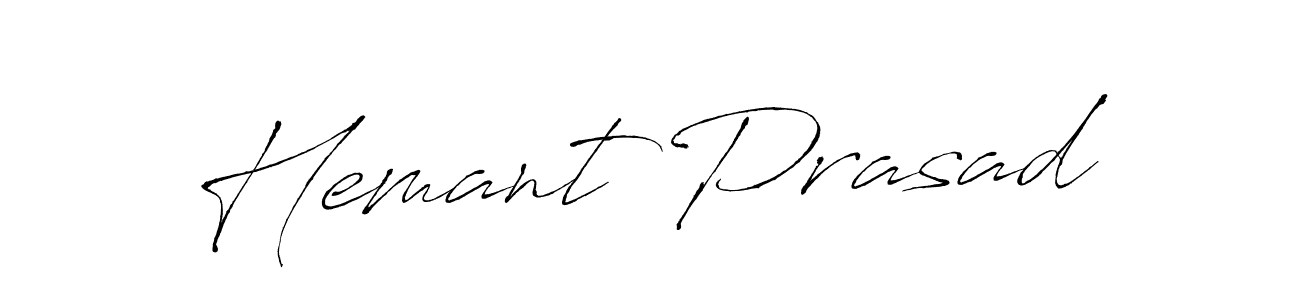 Also we have Hemant Prasad name is the best signature style. Create professional handwritten signature collection using Antro_Vectra autograph style. Hemant Prasad signature style 6 images and pictures png