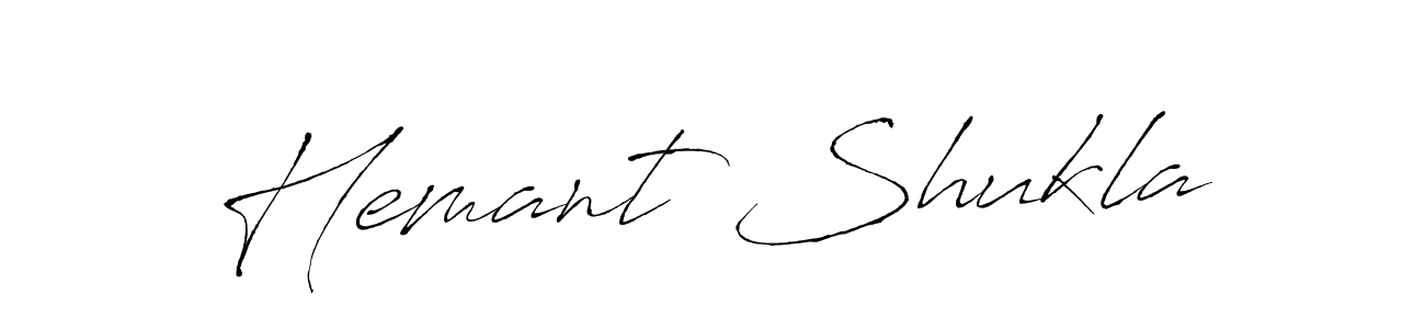 Also You can easily find your signature by using the search form. We will create Hemant Shukla name handwritten signature images for you free of cost using Antro_Vectra sign style. Hemant Shukla signature style 6 images and pictures png