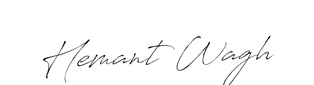 Make a beautiful signature design for name Hemant Wagh. With this signature (Antro_Vectra) style, you can create a handwritten signature for free. Hemant Wagh signature style 6 images and pictures png