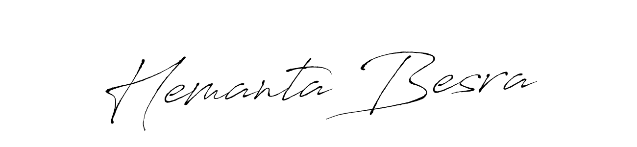 Also You can easily find your signature by using the search form. We will create Hemanta Besra name handwritten signature images for you free of cost using Antro_Vectra sign style. Hemanta Besra signature style 6 images and pictures png