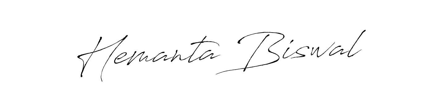 Create a beautiful signature design for name Hemanta Biswal. With this signature (Antro_Vectra) fonts, you can make a handwritten signature for free. Hemanta Biswal signature style 6 images and pictures png