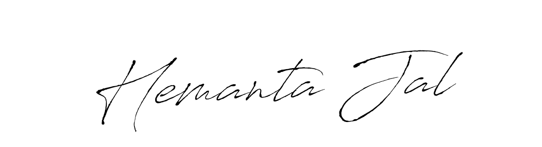 Use a signature maker to create a handwritten signature online. With this signature software, you can design (Antro_Vectra) your own signature for name Hemanta Jal. Hemanta Jal signature style 6 images and pictures png