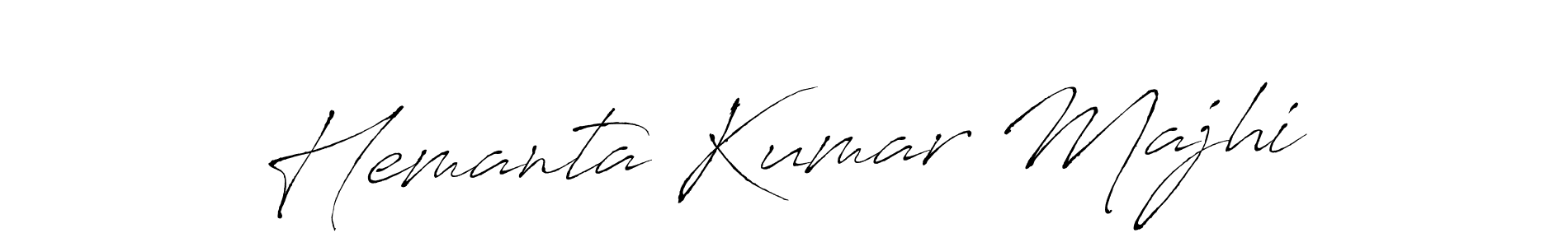 Design your own signature with our free online signature maker. With this signature software, you can create a handwritten (Antro_Vectra) signature for name Hemanta Kumar Majhi. Hemanta Kumar Majhi signature style 6 images and pictures png