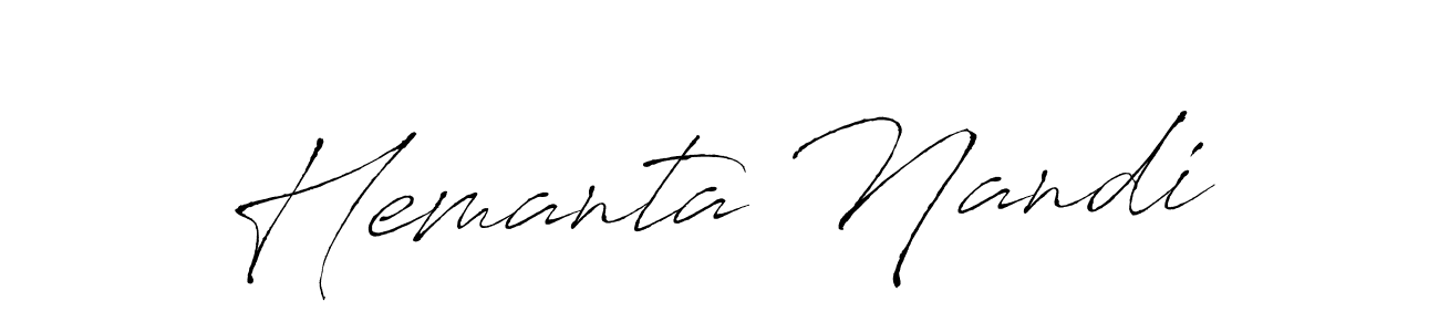 Here are the top 10 professional signature styles for the name Hemanta Nandi. These are the best autograph styles you can use for your name. Hemanta Nandi signature style 6 images and pictures png