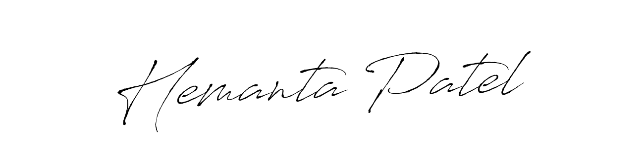 Hemanta Patel stylish signature style. Best Handwritten Sign (Antro_Vectra) for my name. Handwritten Signature Collection Ideas for my name Hemanta Patel. Hemanta Patel signature style 6 images and pictures png