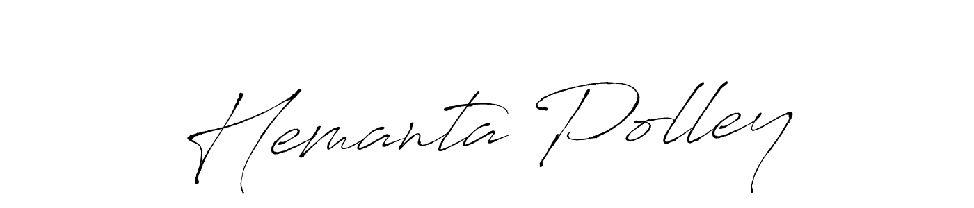 Antro_Vectra is a professional signature style that is perfect for those who want to add a touch of class to their signature. It is also a great choice for those who want to make their signature more unique. Get Hemanta Polley name to fancy signature for free. Hemanta Polley signature style 6 images and pictures png