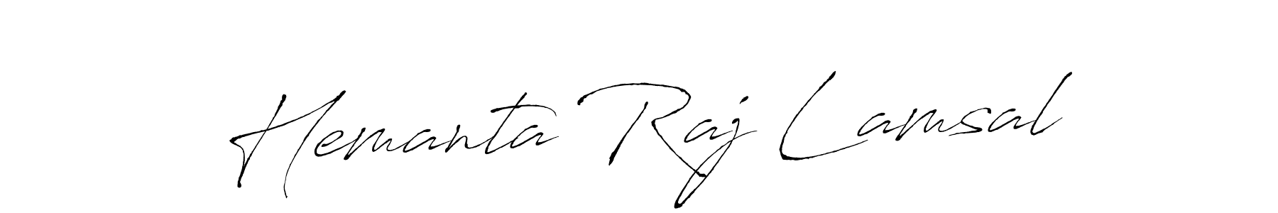 It looks lik you need a new signature style for name Hemanta Raj Lamsal. Design unique handwritten (Antro_Vectra) signature with our free signature maker in just a few clicks. Hemanta Raj Lamsal signature style 6 images and pictures png